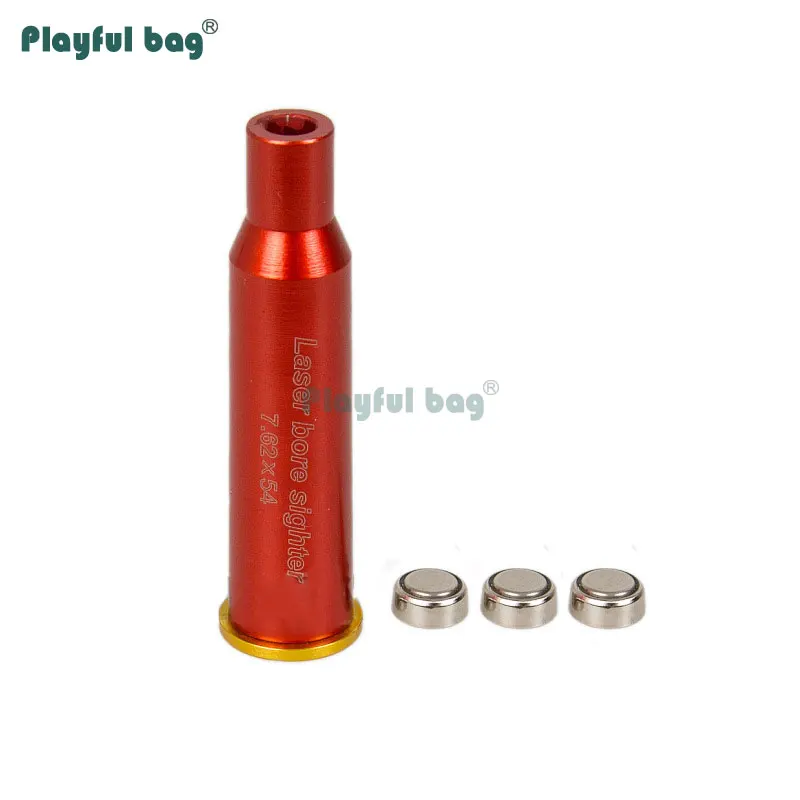 Tactical Red Laser Cartridge Bore Sighter .308 7.62X39 7.62X54 12GA 20GA 30.06 .223 Hunting Boresighter With Battery AQB150 laser bore sight