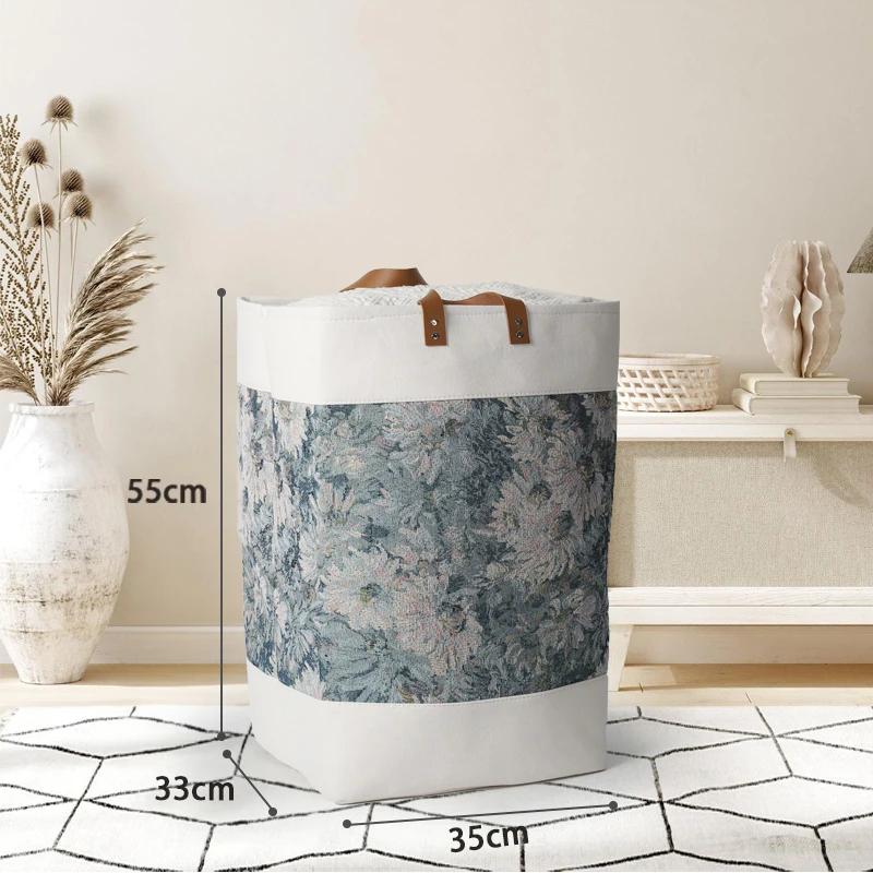 Large Capacity Portable Laundry Basket, Dirty Clothes Basket, Fabric Baskets for Bedroom, Folding Storage Box, Storage Box, 2024 5
