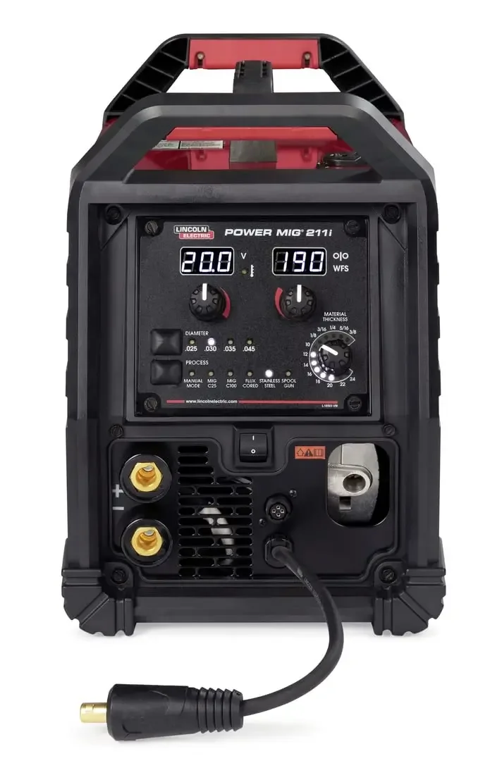 Power MIG 211i MIG Welder K6080-1 Dual Input Voltage-120V and 230V Inputs USA