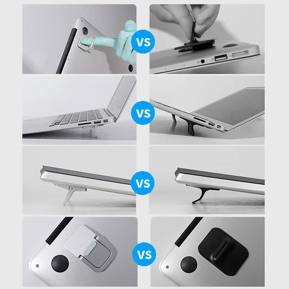 Portable Aluminum Laptop Stand and Keyboard Holder