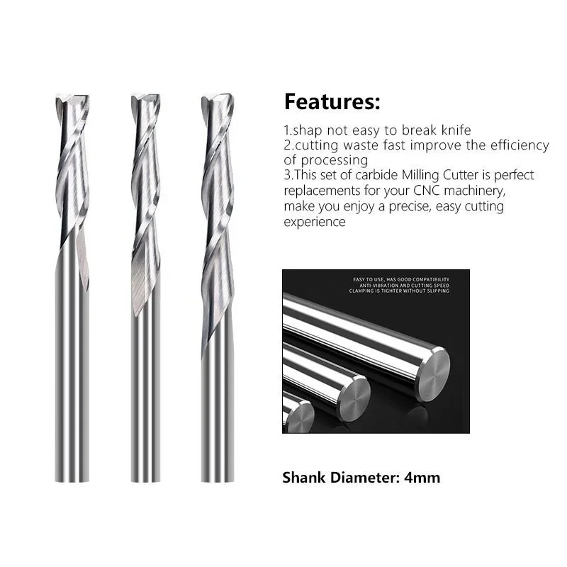 Рисунок 6 - XCAN Фреза концевая двухзаходная 4-12мм