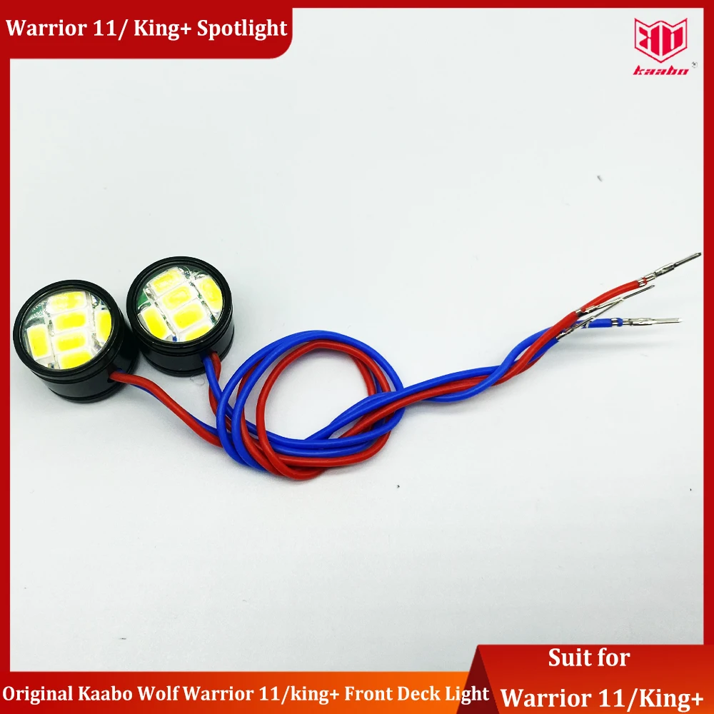 

Original 60V Kaabo Wolf Warrior 11 72V Kaabo Wolf King+ 12V Front Deck Spotlight Spare Part Official Kaabo Accessories