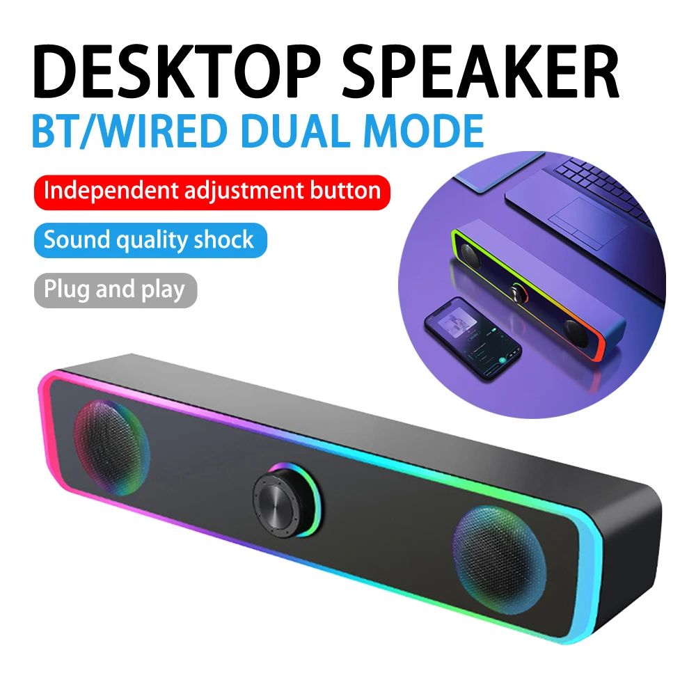 

Home Theater Sound System, 4d Surround Sound Bar With Bluetooth, Tv And Computer Speakers, Subwoofer, Stereo Music Box