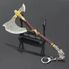18cm God of War Weapon Peripherals Katana The Leviathan Axe Kratos Game Metal Model Keychain  Peripherals Action Figure Gift Toy 2