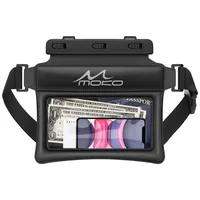 MoKo Waterproof Phone Pouch Fanny Pack Floating Dry Bag Swimming Waist Bag Underwater Ski Drift Diving for iPhone 13/13 Pro Max 1