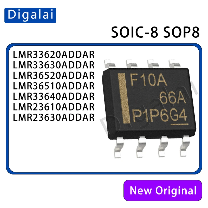 100% neue original 2PCS LMR33620ADDAR LMR33630 LMR23610 LMR33640 LMR23630 36520 LMR36510ADDARSOIC-8 DC-DC power chip