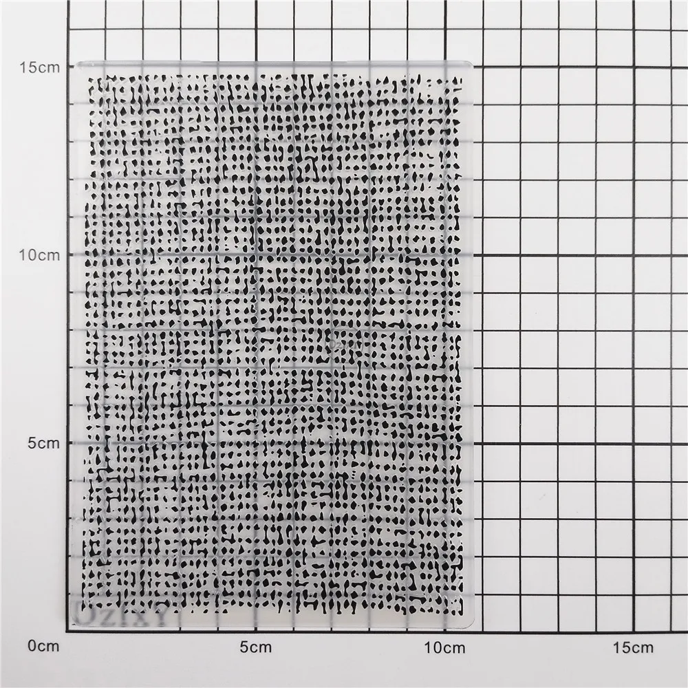 Irregular Background Embossing Folders for Scrapbooking Paper Album Cards Making Supplies 3D Plastic Stencils Crafts