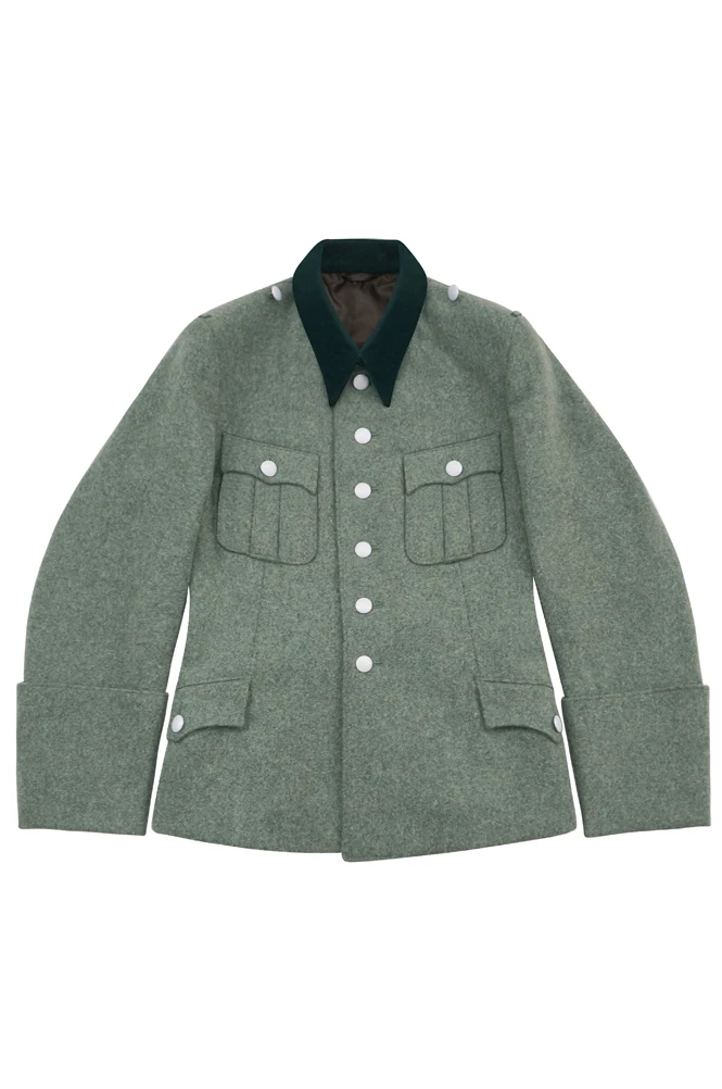 GUWM-031 WWII German Elite M37 Officer Wool Service Tunic Jacket 6 Buttons
