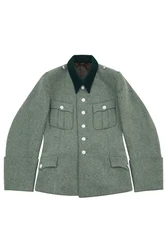 GUWM-031 WWII German Elite M37 Officer Wool Service Tunic Jacket 6 Buttons