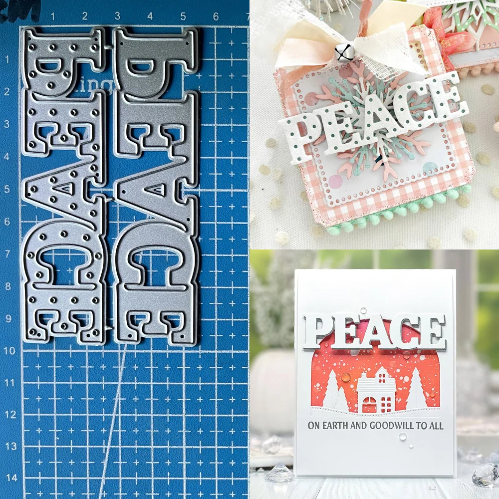 

Металлические Вырубные штампы счастливая богиня МИР Сделай Сам Скрапбукинг Фотоальбом декоративное тиснение бумажные карты ремесла