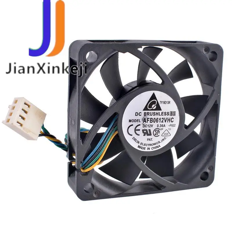 

AFB0612VHC 6 см 60 мм вентилятор 6015 12 В 0.36A шариковый подшипник 4-проводной 4-контактный ШИМ вентилятор для охлаждения объемного воздуха