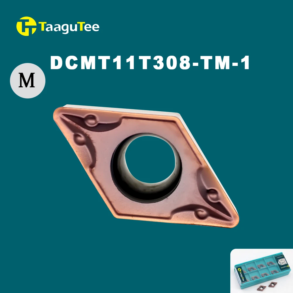 

10Pcs DCMT11T308 TM-1 TT1125 Internal Turning Tool High Quality Carbide Insert Hard Alloy Blade Cutting Tool CNC Lathe Cutter