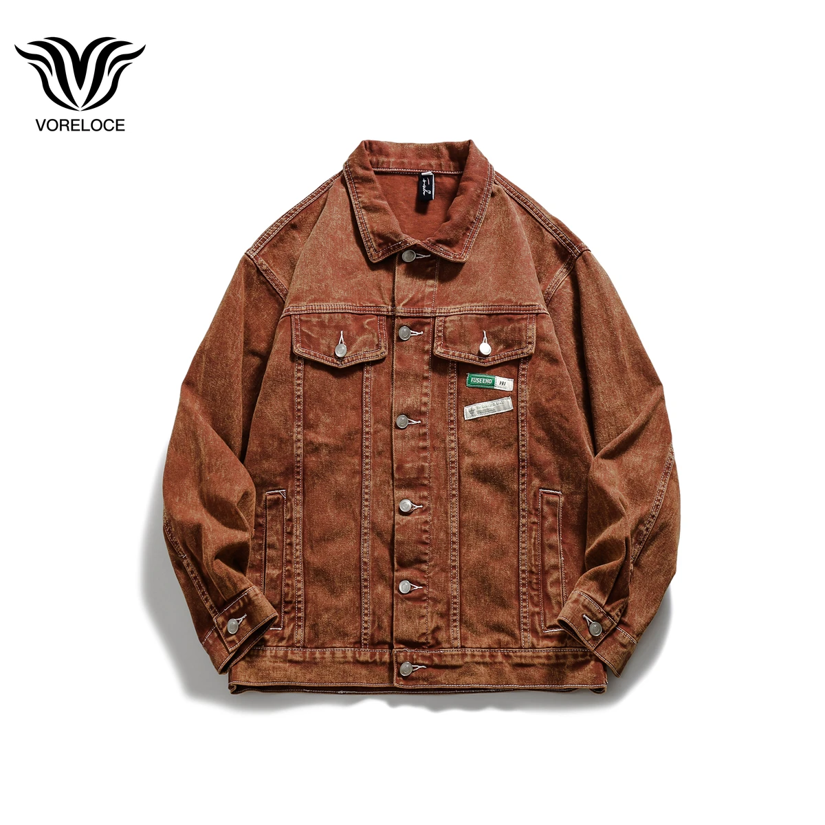 

2022 autumn brand new Harajuku high street couple denim jacket classic ins Japanese oversized men's and women's loose jacket