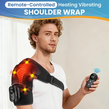Heating Vibration Shoulder Massage Wrap