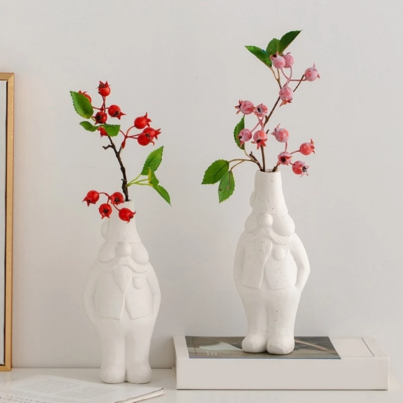 

Силиконовые формы Гном Кукла Цветочные горшки Формы для сочных цветочных горшков Глиняные формы для цементной штукатурки DIY для