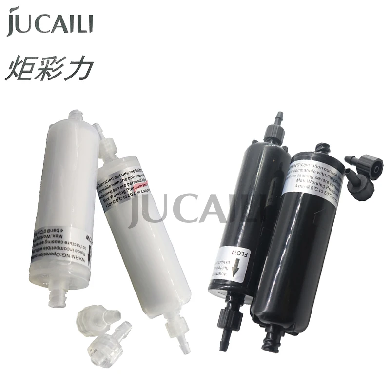

JCL 2pcs 5u Long Ink Filter Damper for Flora Gongzheng Infiniti UV/Eco Solvent Flatbed Inkjet Printer