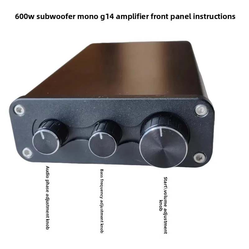 Tpa3255 600w 고출력 전문가급 서브우퍼 디지털 앰프 보드 - 바로 사용 가능, 조정 가능한 저주파 응답