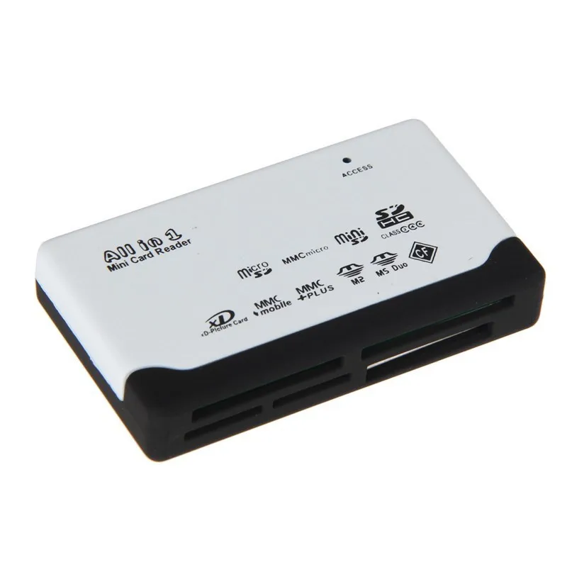 스팟 USB 2.0 카드 리더, 올인원 고속 휴대폰 메모리 카드, TF/CF, 6-in-1 암호 박스 카드 리더