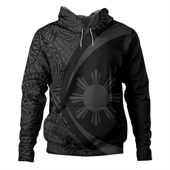 3D Philippines Filipinos Tattoo Lapu Lapu Sun Tribal Printing Hoodies For Men Kid Fashion Hooded Hoody Cool Pullovers