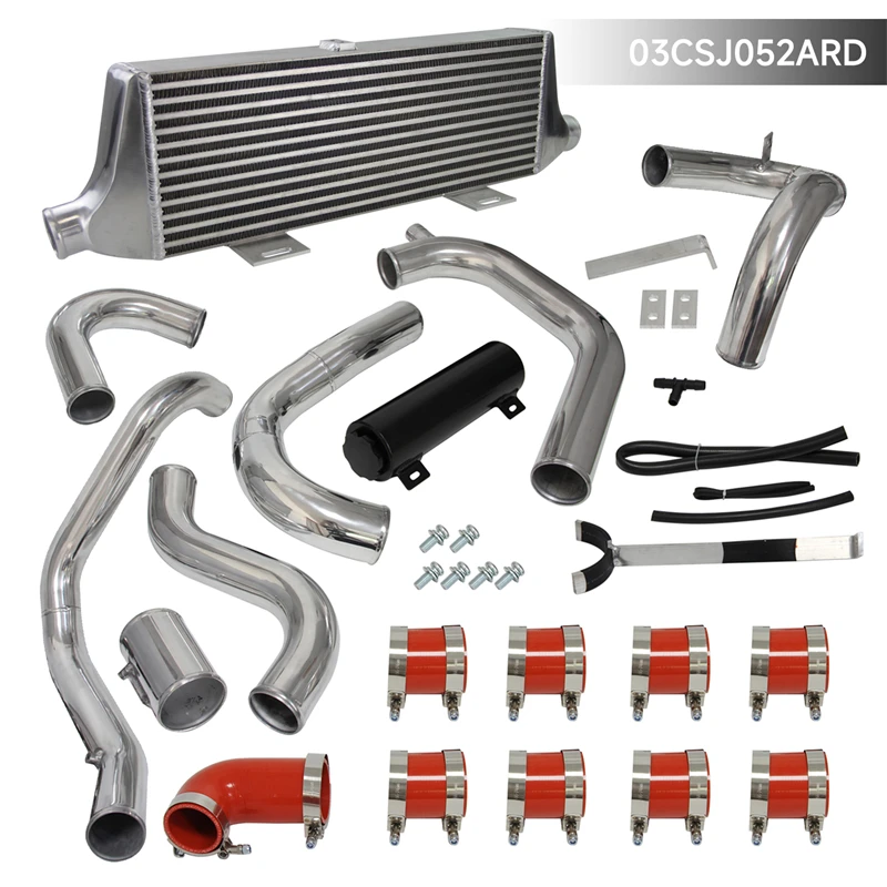 

LR V2 Front Mount Intercooler Kit Fits For Subaru Impreza WRX/WRX STI Ej20 Ej25 02-07 Black/Blue/Red