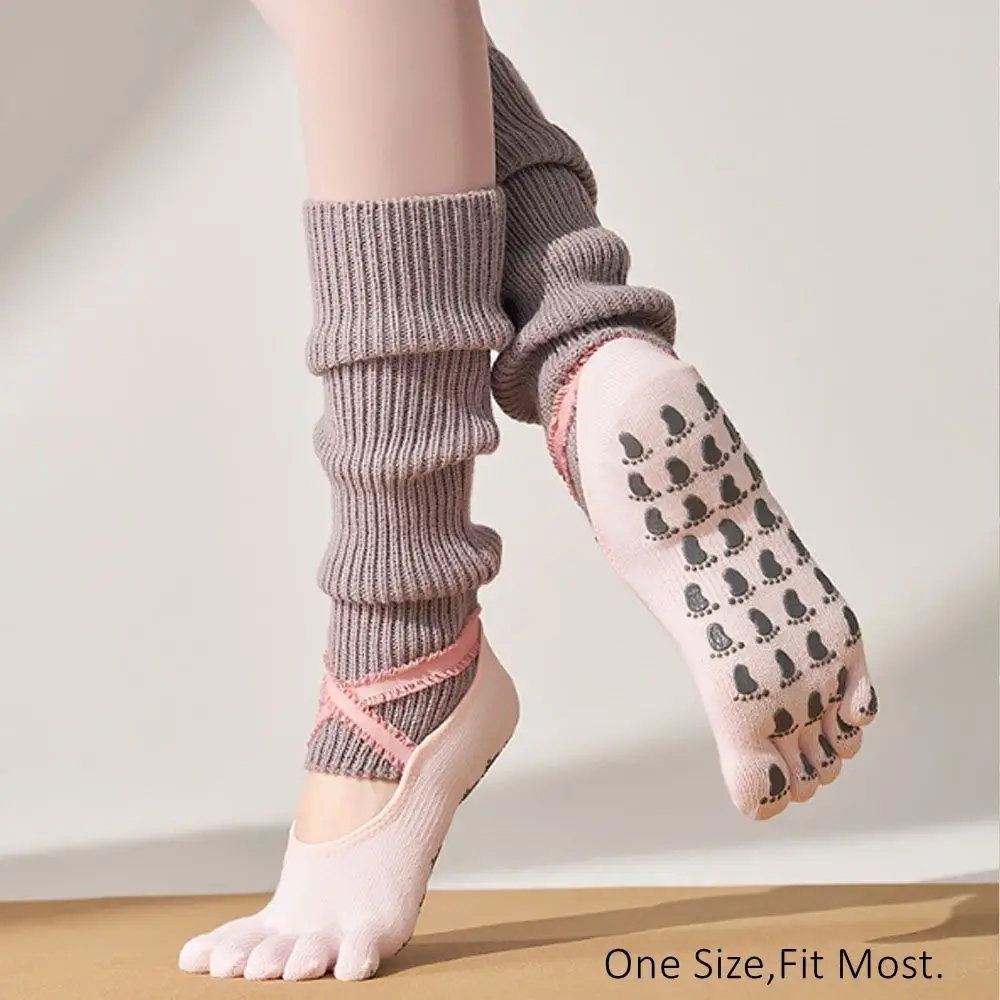Cotton Yoga Socks Breathable Non Slip Grip