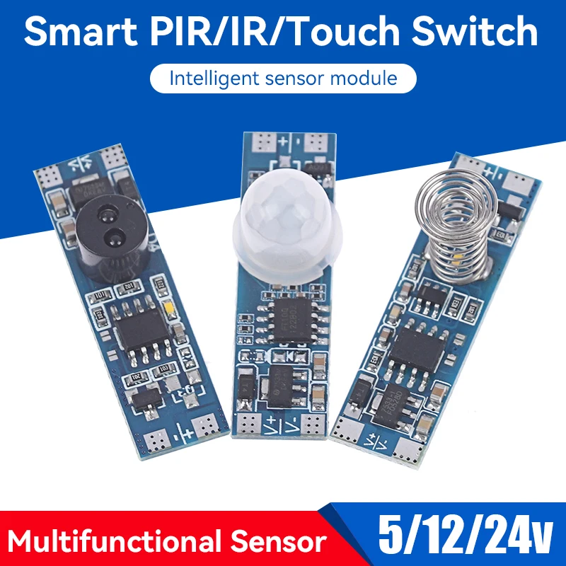 5/12/24v 4A Turn On/off Dimmable Touchless Ir Hand Dimming Control Lamps Active Components Short Distance Scan Sweep Hand Sensor led dimmer switch smart light switch smart dimmer switch lamp dimmer led dimmer controller