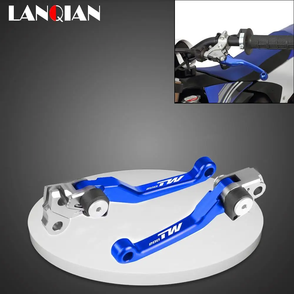 

FOR YAMAHA TW200 TW 200 2000 2001 2002 2003 2004 2005 2006 2007 2008-2017Motocross dirt bike Pivot Handle Brake Clutch Levers