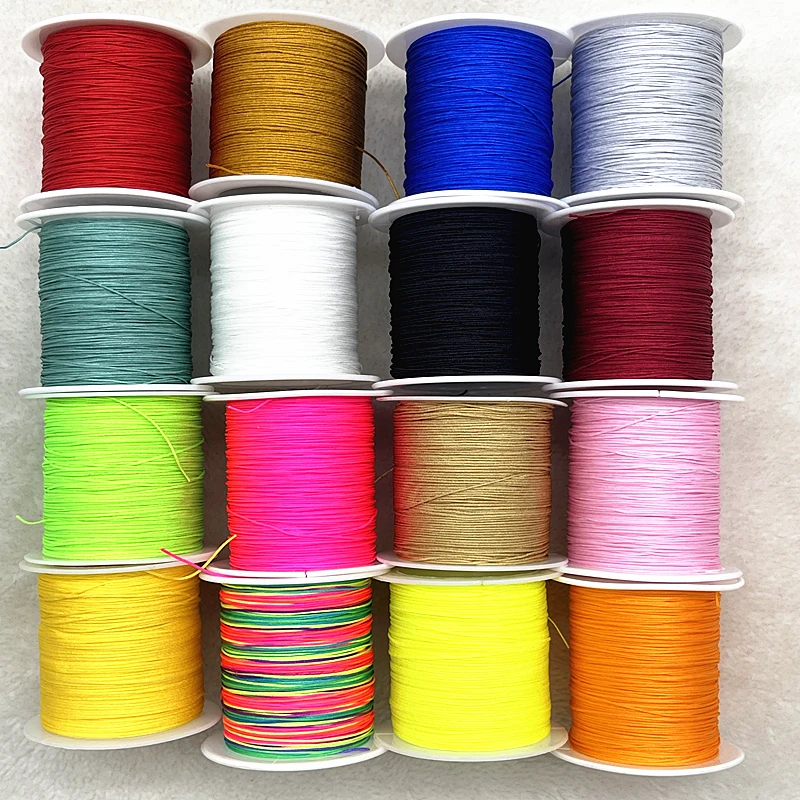 230 Metros De Hilo De Nailon Para Joyería – 1 Mm De Grosor – Fabricación Y Reparación DIY – Poliéster