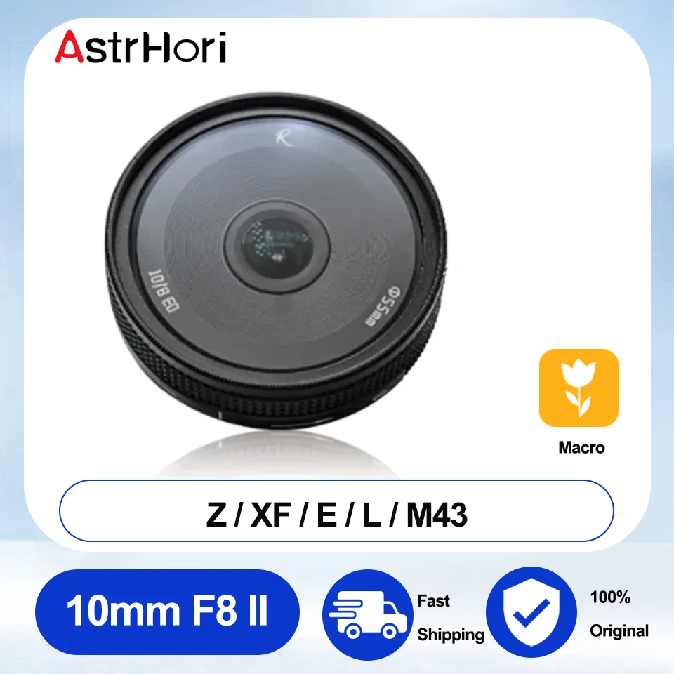 Obiettivo Fisheye Astrhori 10Mm F8 Ii Aps-C Per Lanscape Compatibile Con Sony Nex-3R Olympus G5 Fuji X-T1 X-T10