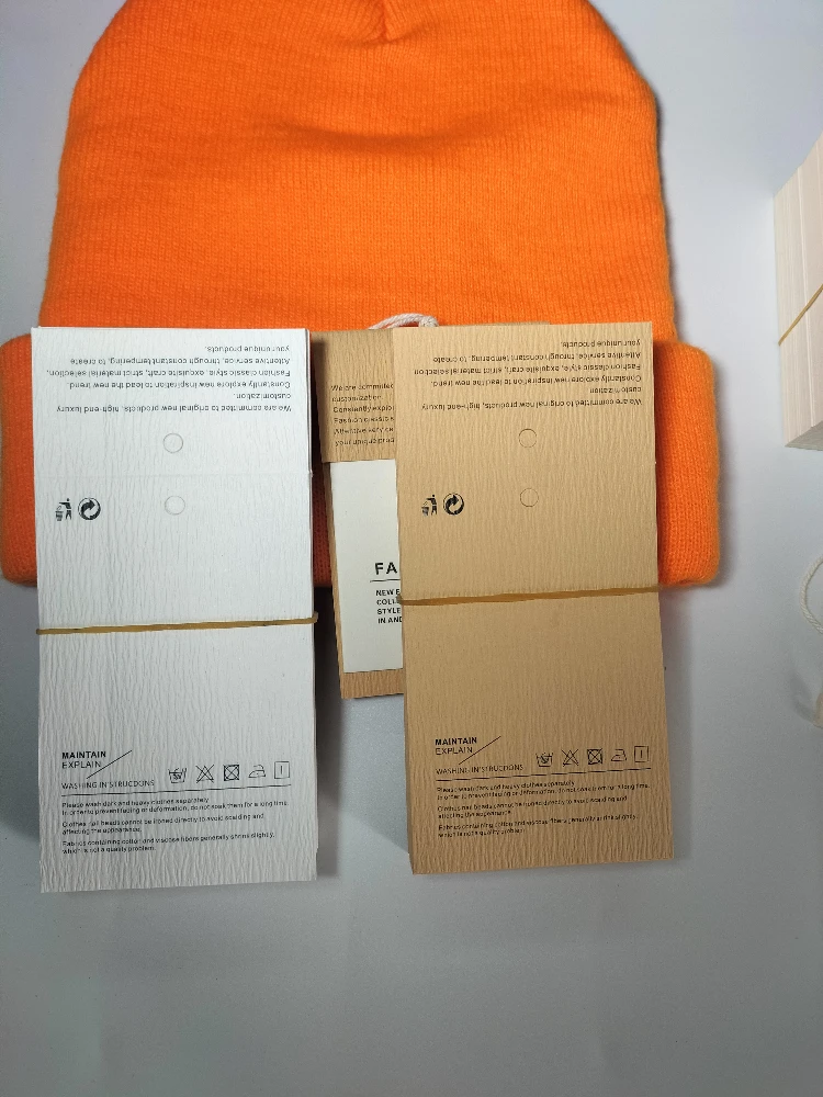 Modisches weißes Hängeetikett für Kleidung, Kragenetiketten, die Spot-Damenkleid-Design herstellen – Detail 4