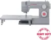 Singer Heavy Duty 6380 Sewing Machine With Extension Table & Accessory Kit | Strong Motor With Enhanced Piercing Power, 110 2