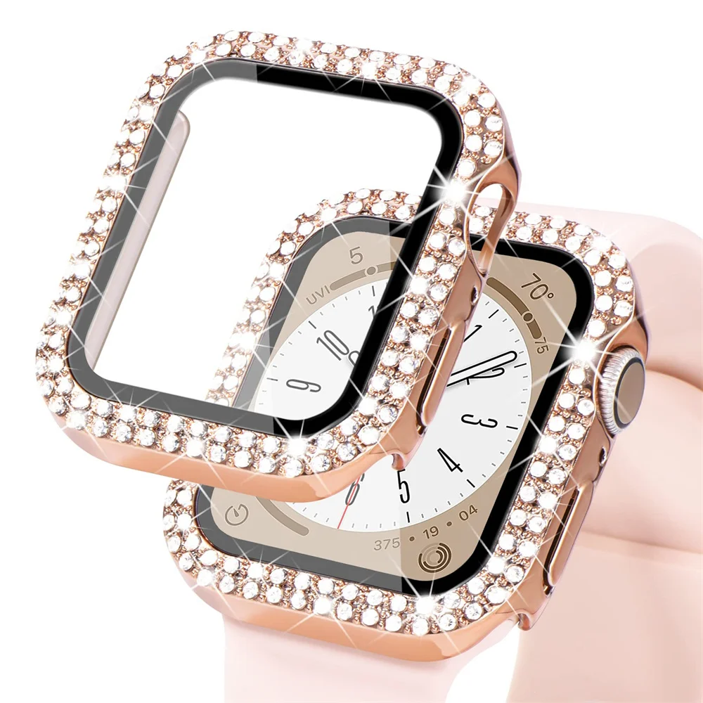 Starlight Case with Diamond Tempered Glass and Bumper Screen Protector