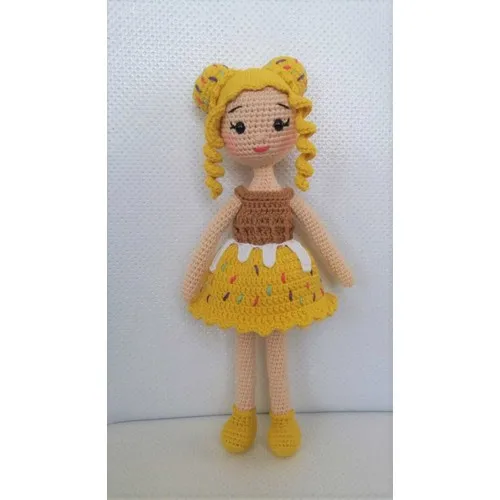 Amigurimi Lemon Cupcake Baby Organic Toy handmade Amigurumi organic Sleeping friend | Игрушки и хобби