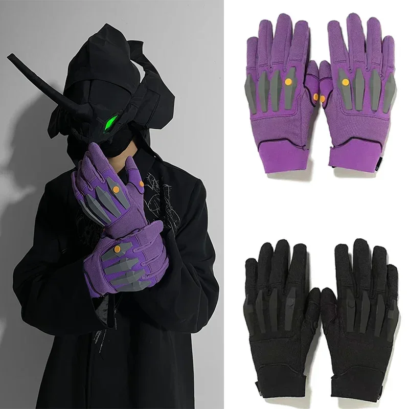 

EVANGELION Eva Winter Glove Anime Cosplay Waterproof Cycling Gloves Outdoor Thermal Warm Full Finger Gloves for Bicycle Bike Ski