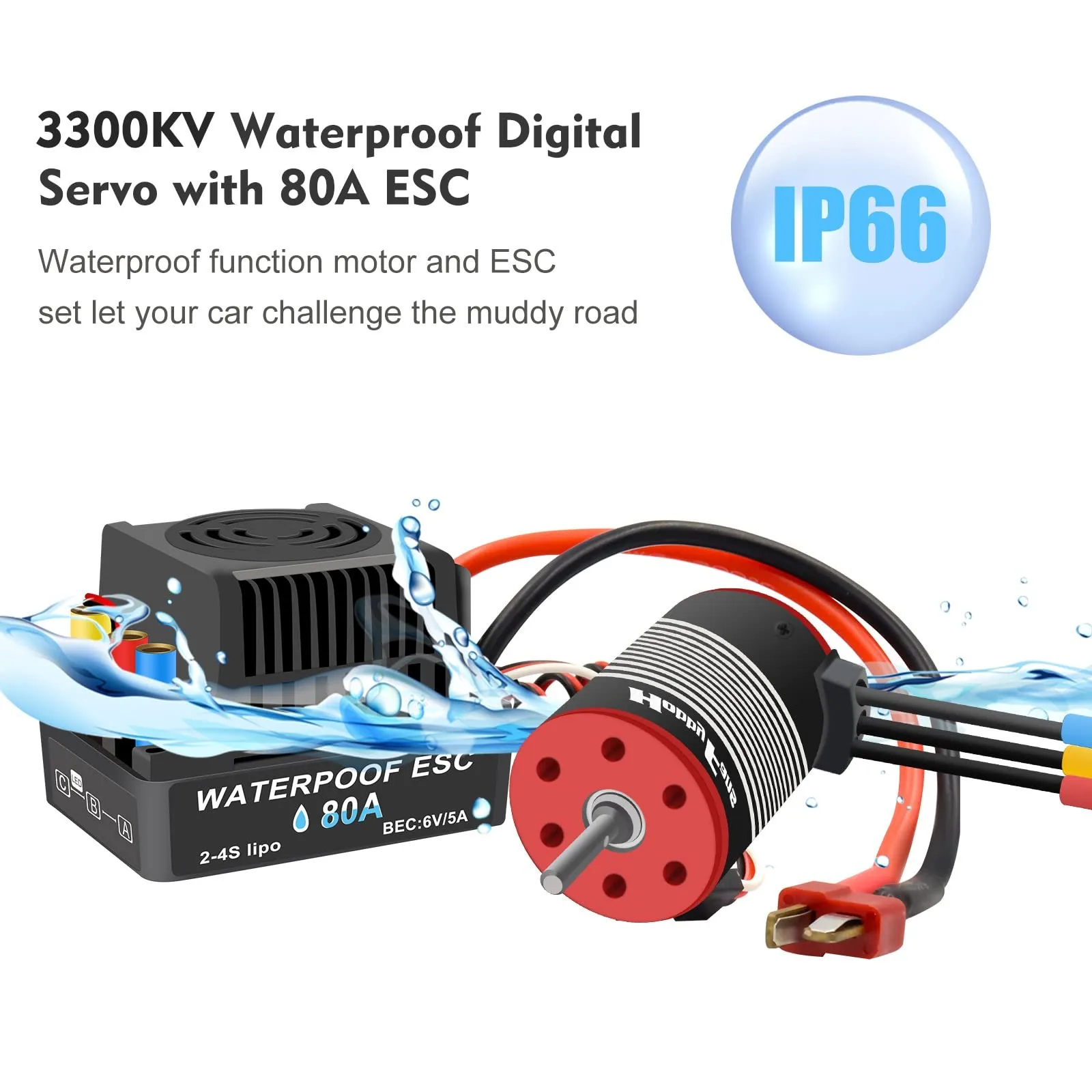 Новинка 3660 3800kv мотор бесщеточный износостойкий для 1/10 Rc Car Racing Truck Traxxas |