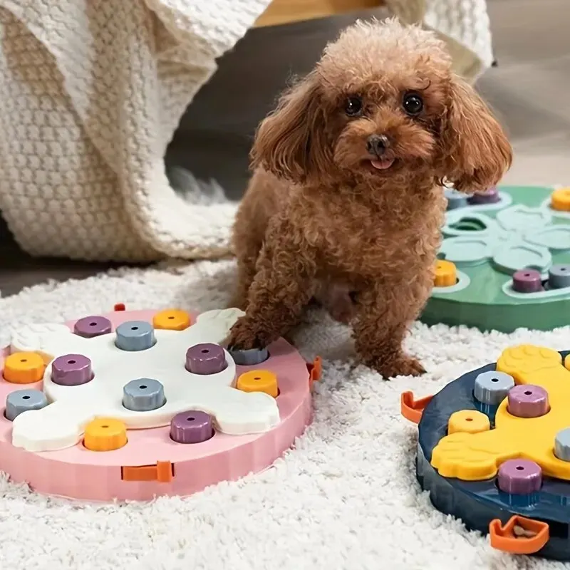 Dog Puzzle Toys Slow Feeder Interactive Food Dispenser NonSlip Bowl Pet Training Game Increase Puppy IQ dog chew toys