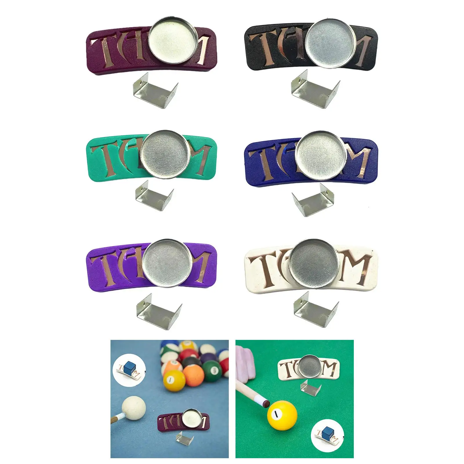 Billiard Accessories Storage Box Magnetic Chalk Holder Billiards Supplies Pocket Round Chalk Box