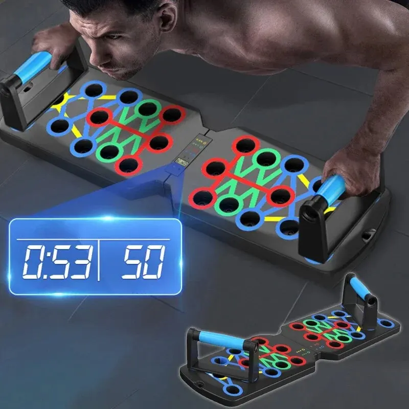 Folding Push Up Board Support Muscle Exercise Multifunctional Table Portable Fitness Equipment Abdominal Enhancement