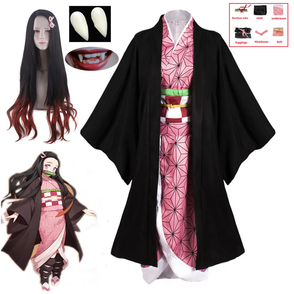 Demon Slayer: Kimetsu No Yaiba Kibutsuji Muzan Kimono Maid Dress Cosplay  Conjunto de Trajes - Cosplayshow.com