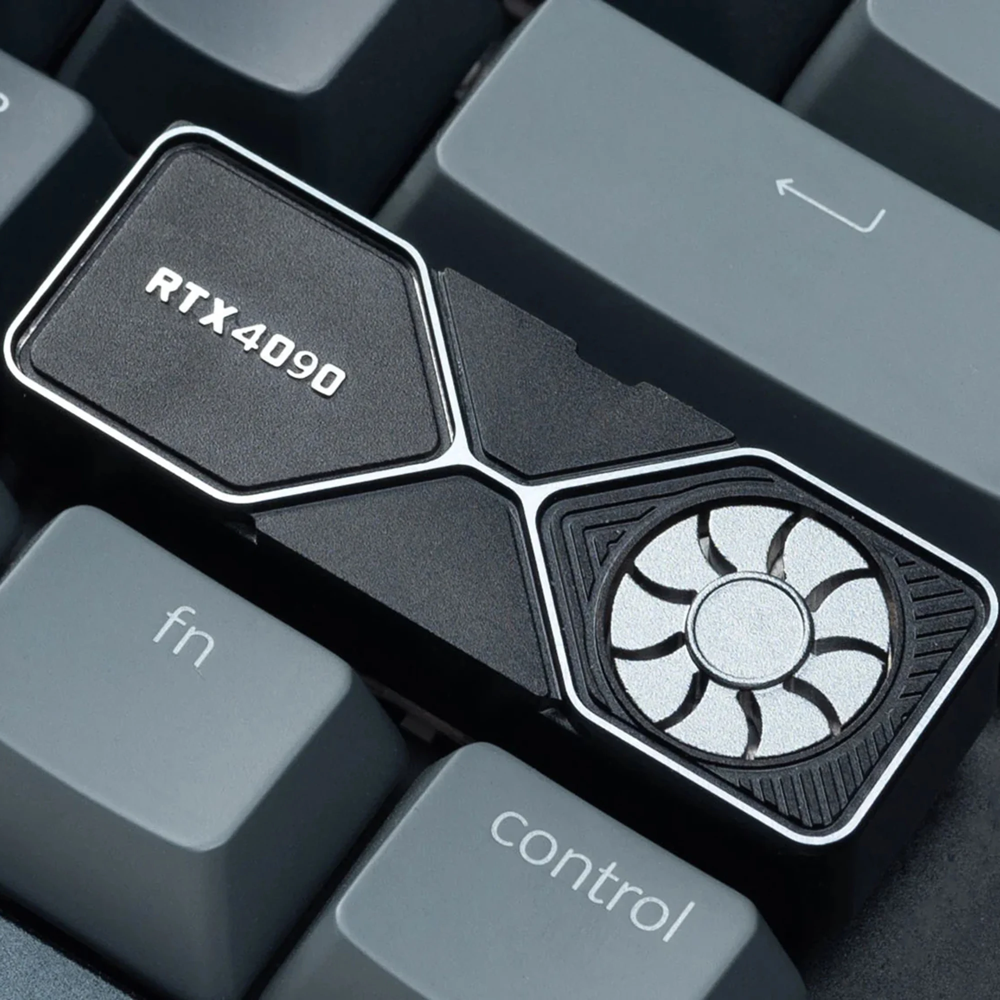 Shift Direito Keycap Artisan Alumínio Anodizado Compatível com Cherry mx Switch 2.75u Holyoops-rtx4090