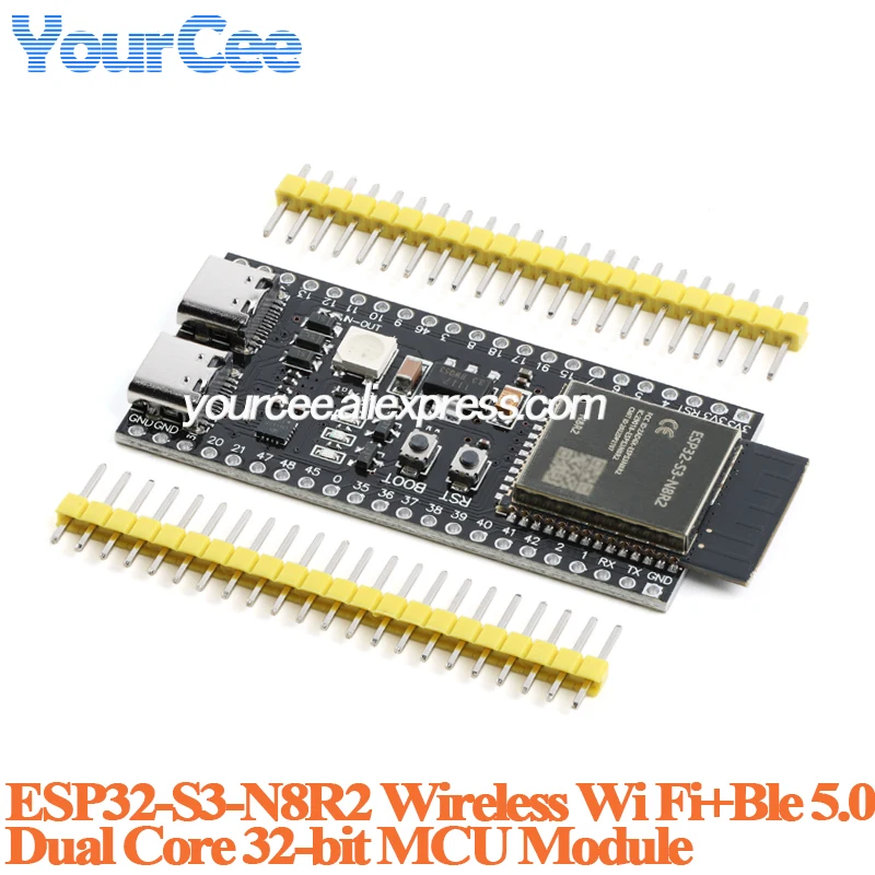 ตัวเลือกสินค้า บอร์ดพัฒนา ESP32-S3 Wi-Fi Bluetooth 5.0 32-bit
