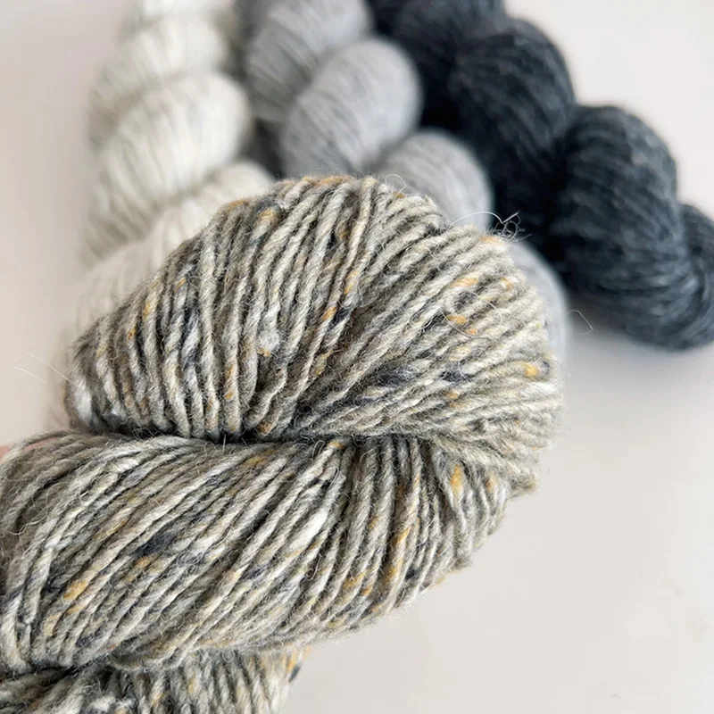 1 piece 50g/Hank Lotus Yarns Alpaca Tweed Handknitting Yarns, Merino Wool&Alpaca&Nylon Blended Sport Weight Yarn for DIY Crafts 5