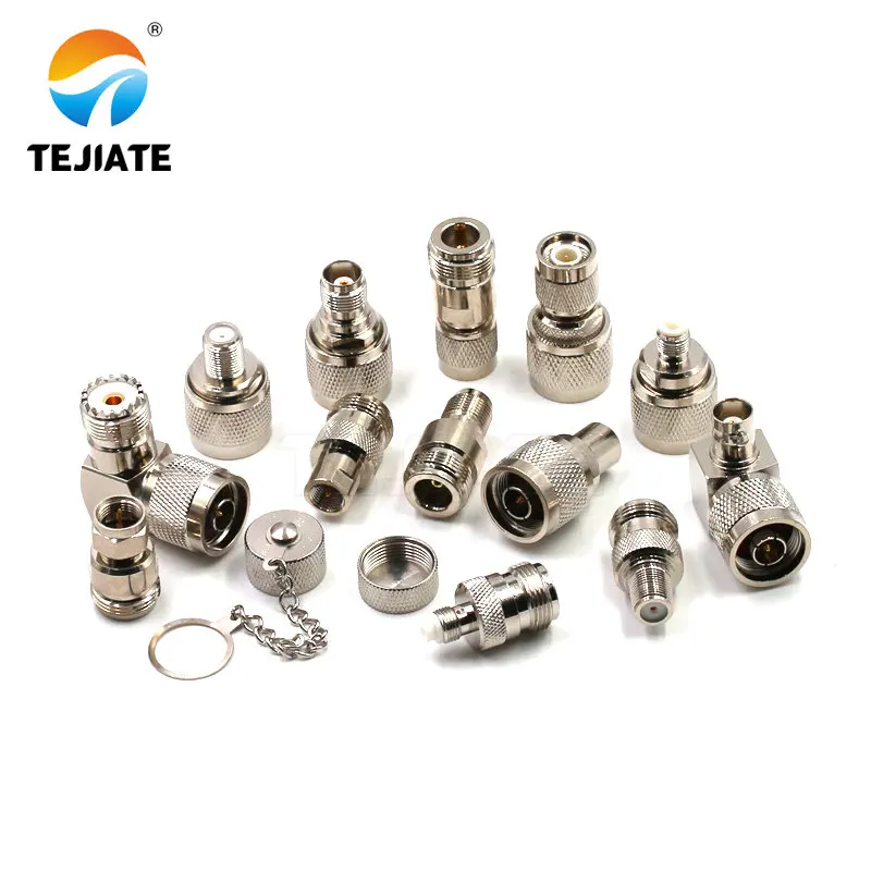 

1PCS N adapter N male N female RF connector N-UHF Rf coaxial elbow L-type chain double waterproof cover