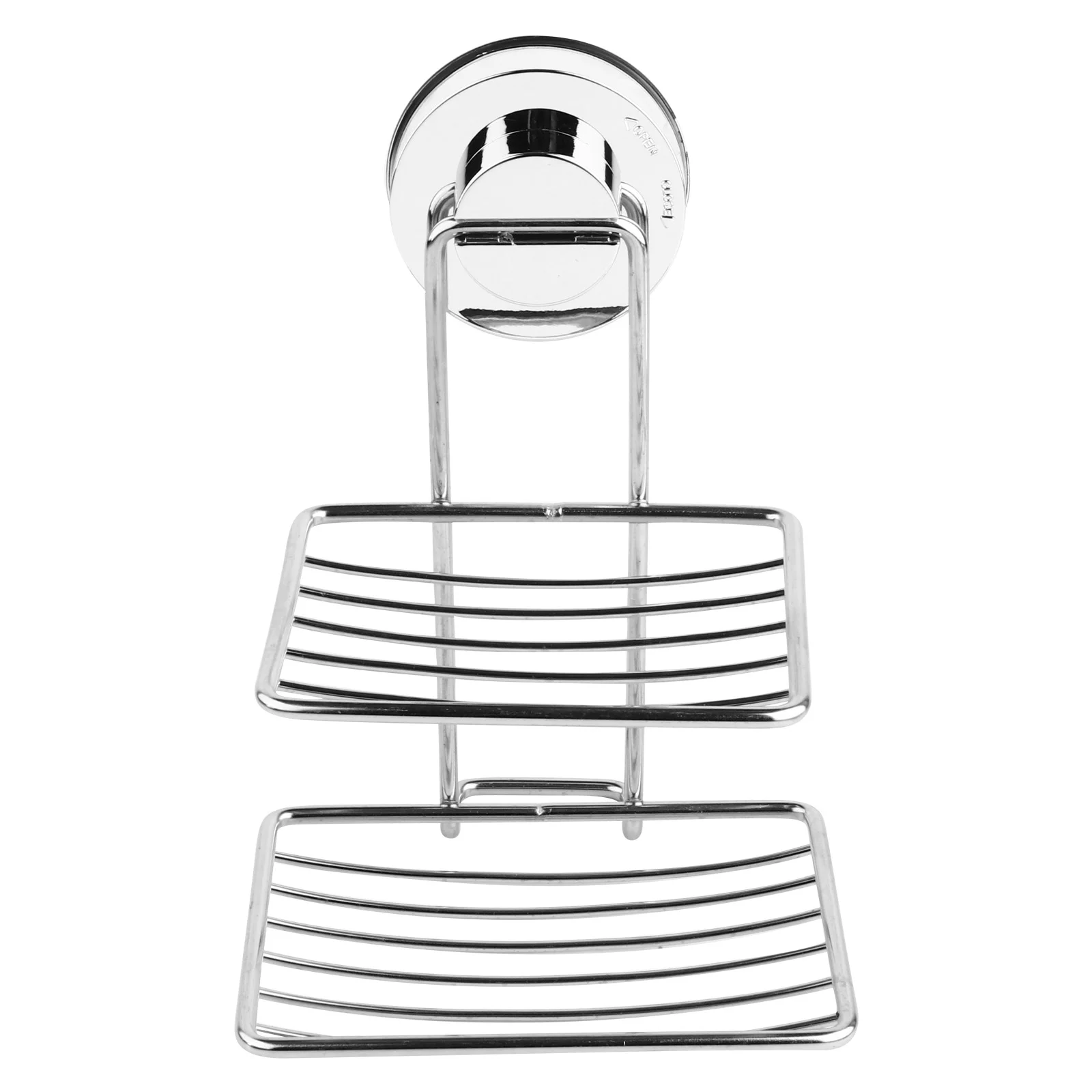 

Bathroom Soap Drainer Sponge Case Tray Stainless Steel Holder Double Layer Dish