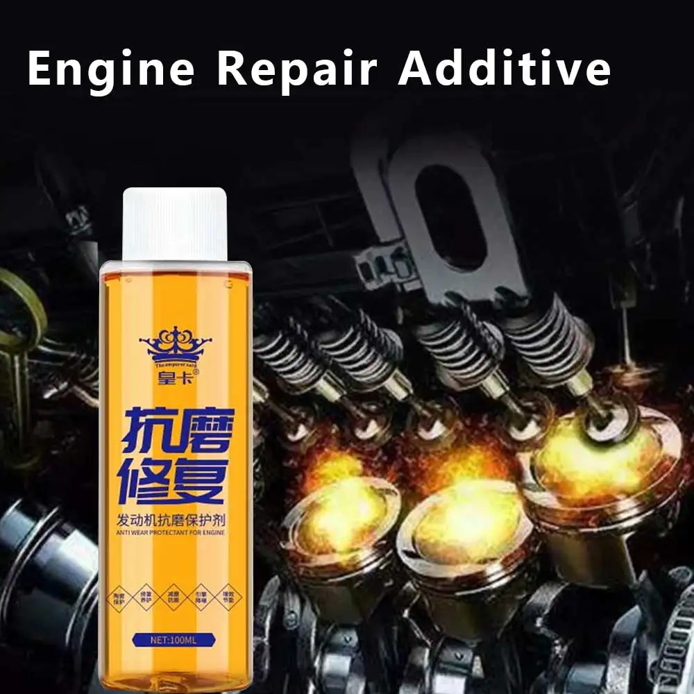 1Pc Engine Repair Additive Engine Anti Wear Agent Car Noise Reduction Oil Additive Multi Purpose Car Carbon Remover Agent