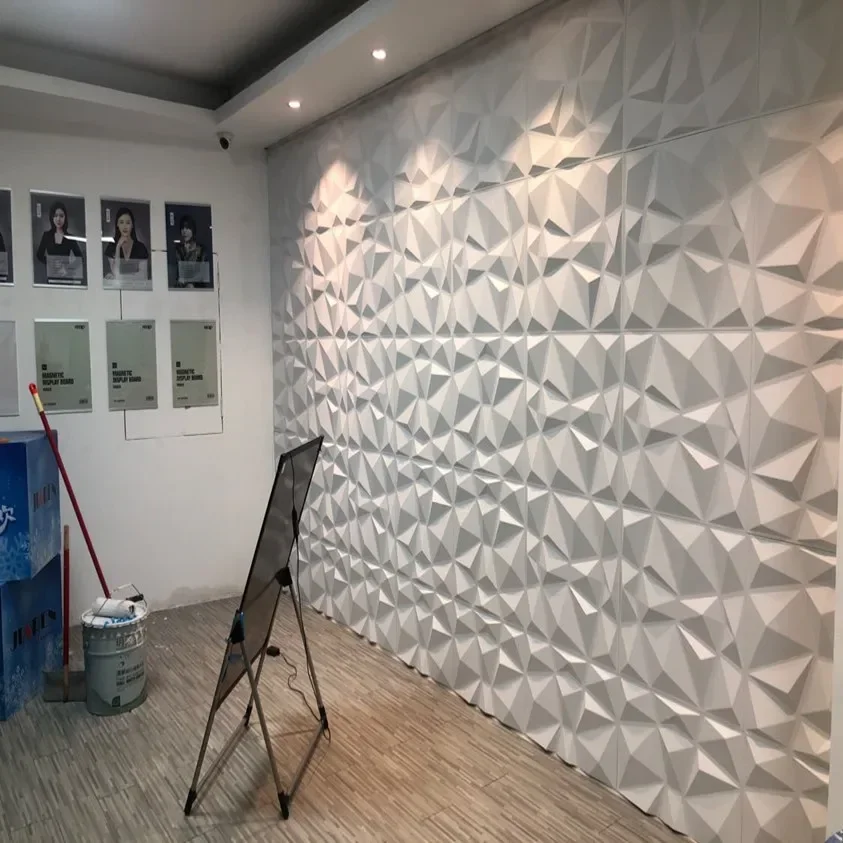 3D background wall waterproof wall sticker PVC three-dimensional panel sticker 3D home three-dimensional decoration
