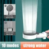 10 Modes High-Pressure Filtered Shower Head One Key Stop Water Bathroom Handheld Showerhead Portable Shower Nozzle Accessories 6