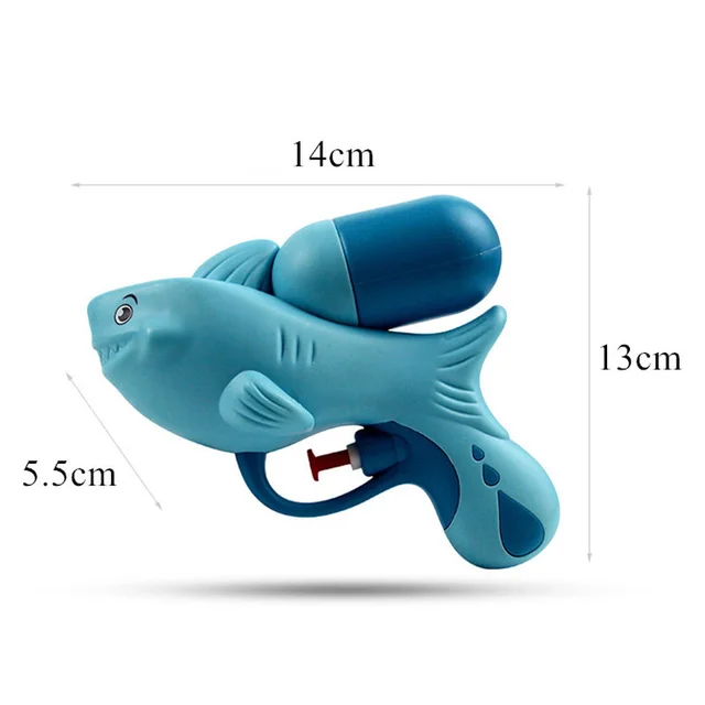 Baby Shark Dinosaur Water Gun Toys For Kids Summer Beach Squirt Blaster Pistol Spray Bath Swim Game Toy For Children Shower Tool 3