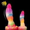 YOCY SM Luminous Dragon Realistic Dildo With Suction Cup Silicone Anal Dildos Soft Flexible Adult Sex Toy For Female G-Spots 1
