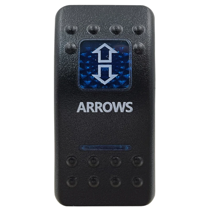 Blue LED Rocker Switch Button - Enhanced Interior Lights & Camper Accessories